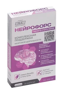 Нейрофорс гинкго / готу кола 30 шт капсулы