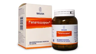 Гепатодорон таблетки жевательные 250 мг 200 шт