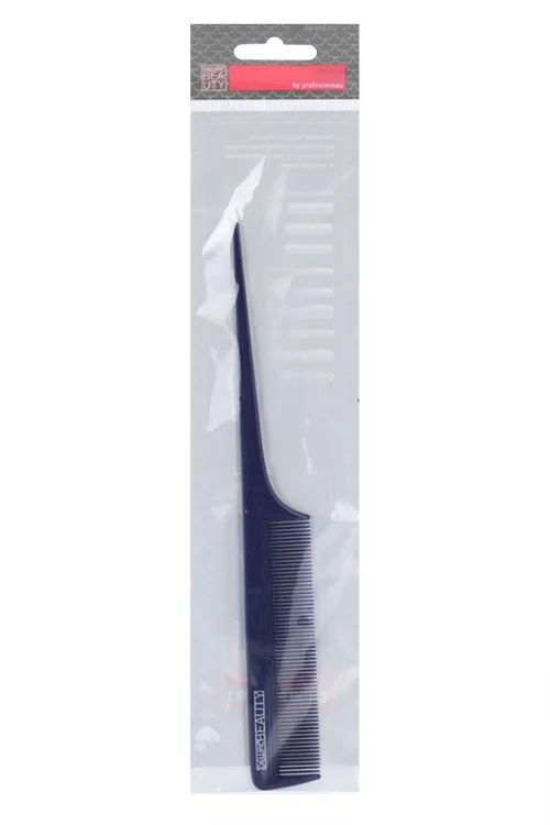 Расческа 20,5 см Dewal Beauty с пластиковым хвостиком синяя DBS6104