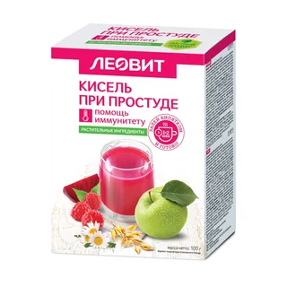 Леовит кисель при простуде гран. 5 шт