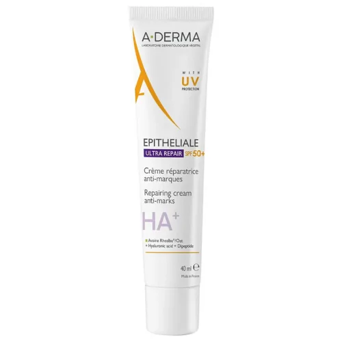Крем A-Derma Epitheliale AH Ultra SPF 50+ восстанавливающий, 40 мл