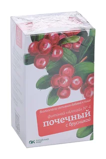 Фиточай Алтай №4 почечный с брусникой 2 гр 30 шт