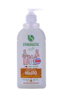 Мыло жидкое Synergetic для рук и тела миндальное молочко 500 мл