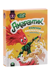 Колечки DR.Amaranth Апельсиновые амарантовые без глютена 150 гр