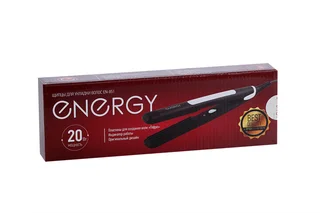 Щипцы-гофре Energy EN-851 20 Вт алюминиевое покрытие 220°C черные