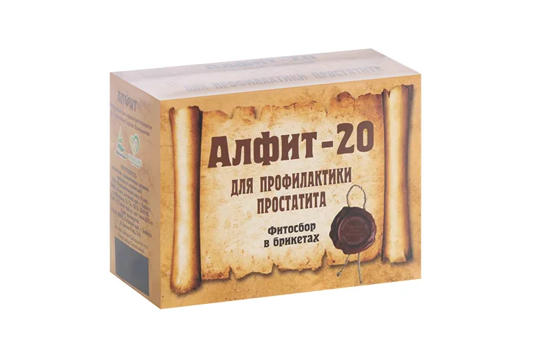 Алфит-20 Простатитный 2 гр 60 шт брикеты