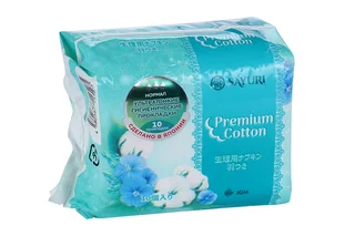 Прокладки гигиенические Sayuri Premium Cotton нормал 24 см 10 шт