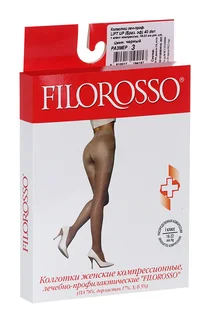 Колготки Filorosso Lift Up компресс лечеб-профилакт 40 den 1 класс черный р 3