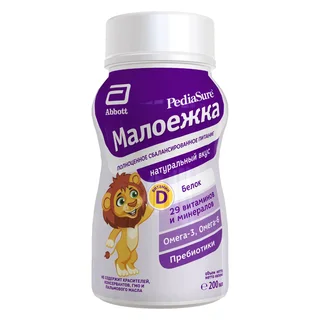 ПедиаШур малоежка натуральный 200 мл