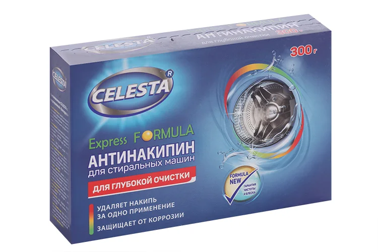 Средство Celesta Антинакипин Express для удален накипи в стирал машинах 300 г
