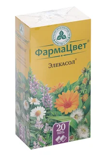 Элекасол ФармаЦвет, 2 г, 20 шт, сбор растительный-порошок