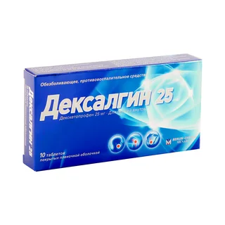 Дексалгин 25 таблетки покрытые пленочной оболочкой 25 мг 10 шт