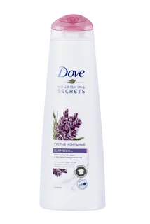 Шампунь Dove густые / сильные лаванда / розмарин nourishing secrets 380 мл