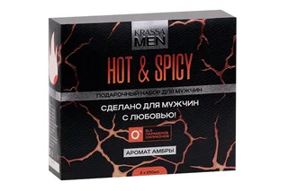 Набор Krassa MEN Hot & Spicy шампунь-кондиционер 2в1+гель для душа