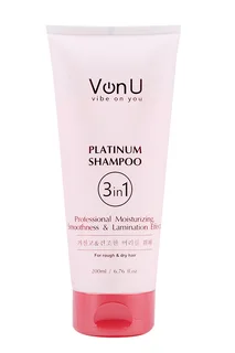Шампунь Von-U Platinum Shampoo для волос с платиной 200 мл