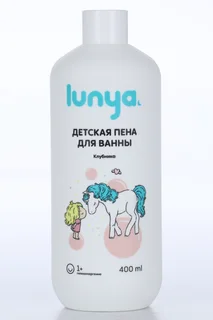 Пена для ванн Луня клубника дет 400 мл