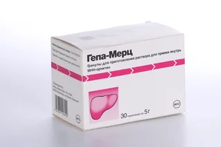 Гепа-Мерц 3 гр 5 гр 30 шт гранулы для приготовления раствора для приема внутрь