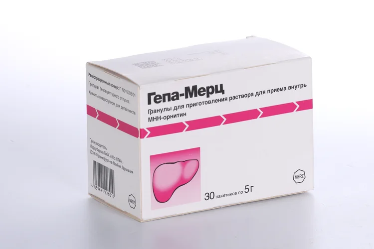 Гепа-Мерц гранулы 3 г 30 шт