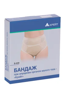 Бандаж Крейт Б-639 при опущении органов малого таза р 6 бежевый