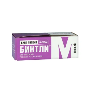 Бинт Липкий Бинтли-М Проницаемый 10×200 см 1 шт