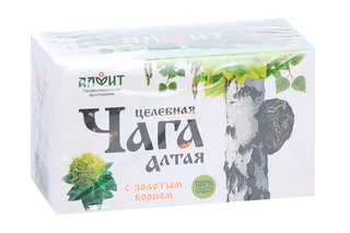 Чага Алтая с золотым корнем 2 гр 20 шт