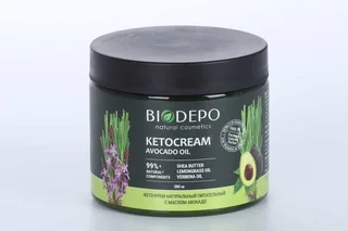 Кето-крем Biodepo натур питат универсал с маслом авокадо 380 мл