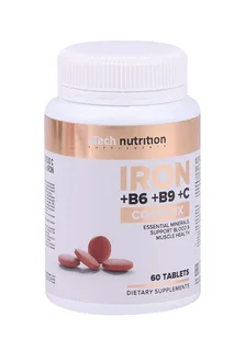 Комплекс Железо+В6+В9 aTech Nutrition 400 мг 60 шт таблетки покрытые пленочной оболочкой