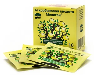 Аскорбиновая кислота Порошок для приготовления Раствора внутрь 2,5 г 10 шт