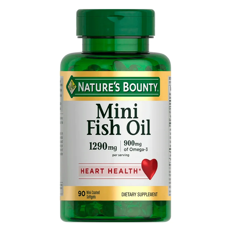 Рыбий жир Омега-3, 90 мини капсул, Nature's Bounty