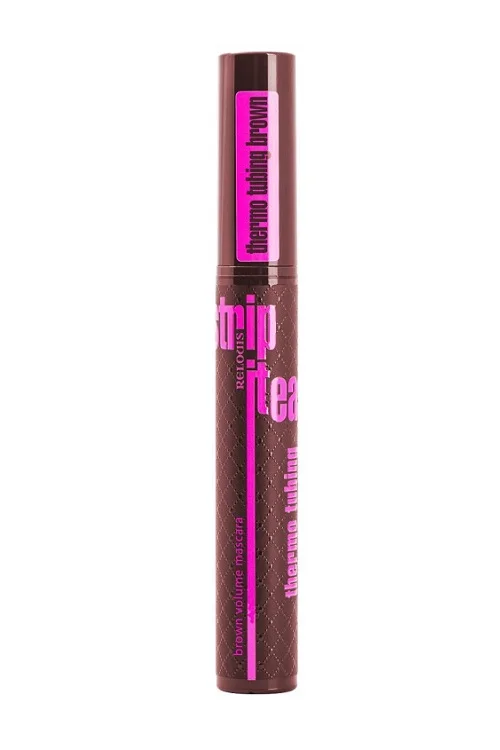 Тушь "Strip it Easy Thermo Tubing" Relouis объемная Коричневая 9 гр