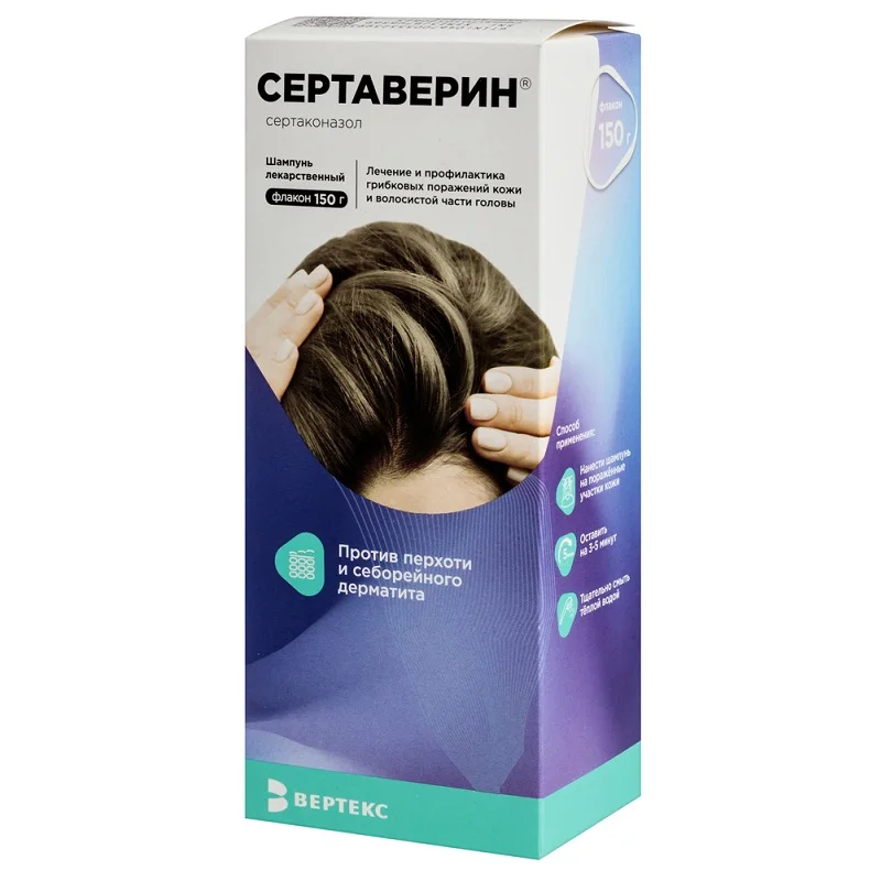Сертаверин шампунь 2 % 150 г