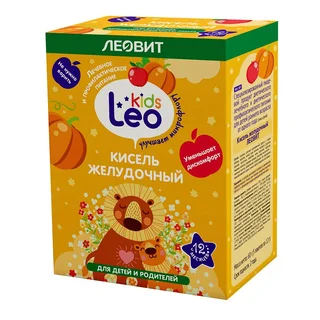 Леовит Лео Кидс Кисель Желудочный Для Детей пакеты 12 гр 5 шт