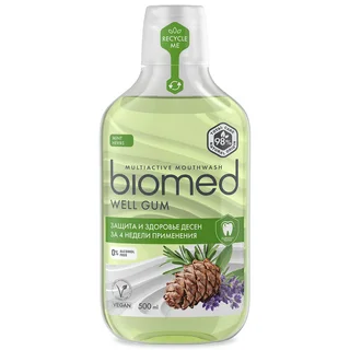 Комплексный натуральный ополаскиватель для полости рта «Biomed Здоровье Десен» 500 мл Biomed
