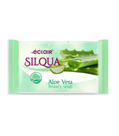 Мыло Silqua Eclair туалетное алоэ вера, 140 г