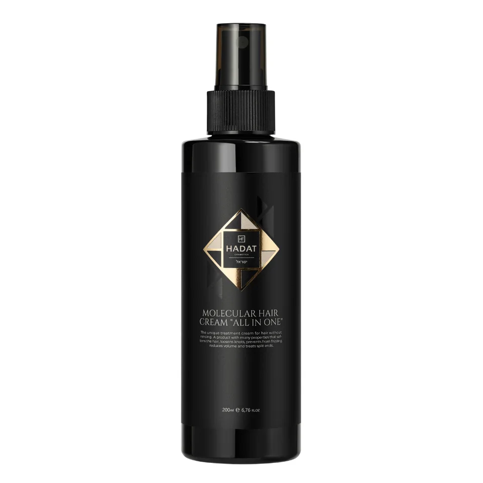 Molecular Hair Cream "ALL IN ONE" / Несмываемый крем-спрей "Всё в одном", 200 мл, Hadat Cosmetics