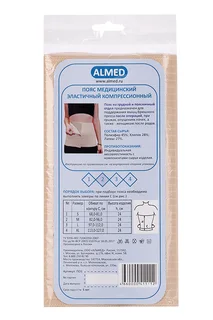 Пояс Almed мед элаcт послеоперационный бежевый р 2
