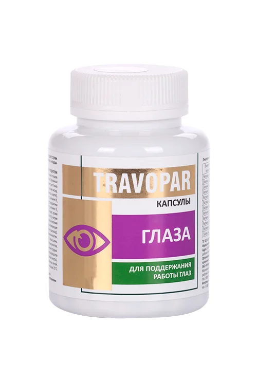 Глаза Natural therapy Travopar 60 шт капсулы