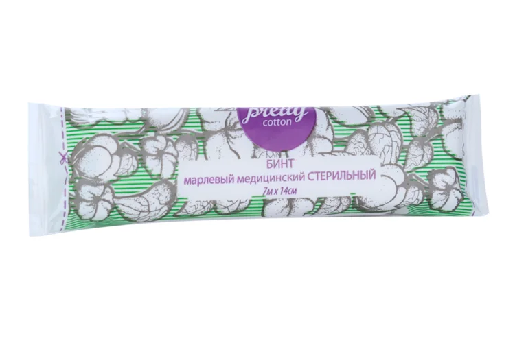 Бинт Претти Коттон стер 7×14 см