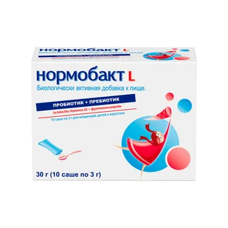 Нормобакт L 3 гр пакеты-саше 10 шт