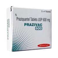 Празиквантел Бильтрицид (Prazivac \\ Zerquan, аналог Дистоцид, Цистицид) табл. 600 мг 8 шт