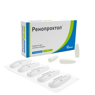 Ренопроктол суппозитории ректальные 5 мг 10 шт