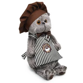 Игрушка Budi Basa Кот Басик - бариста мягкая 30 см