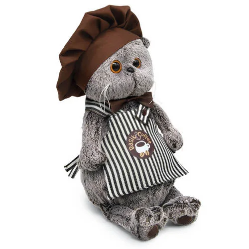 Игрушка Budi Basa Кот Басик - бариста мягкая 30 см