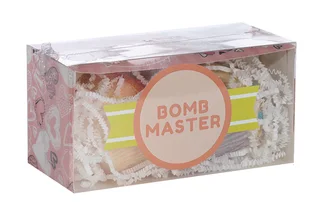 Набор бомбочек Bomb Master для ванн Капкейки бурлящий шар / гейзер фруктовый аромат 2 шт