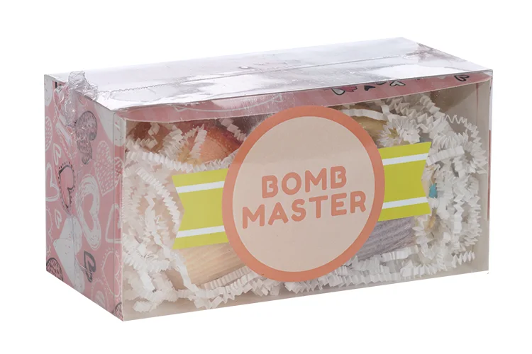 Набор бомбочек Bomb Master для ванн Капкейки бурлящий шар / гейзер фруктовый аромат 2 шт