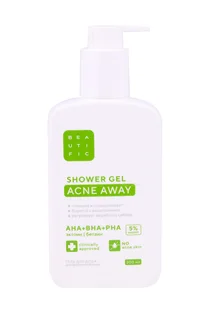 Гель для душа Beautific Acne Away с кислотами для проблемной кожи 300 мл