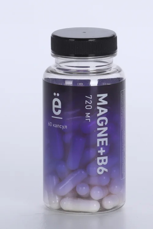 Магний B6 Ёбатон 720 мг 60 шт капсулы