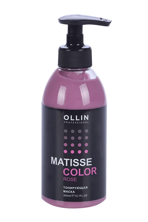 Маска Ollin professional matisse color для тонирования волос розовый 300 мл