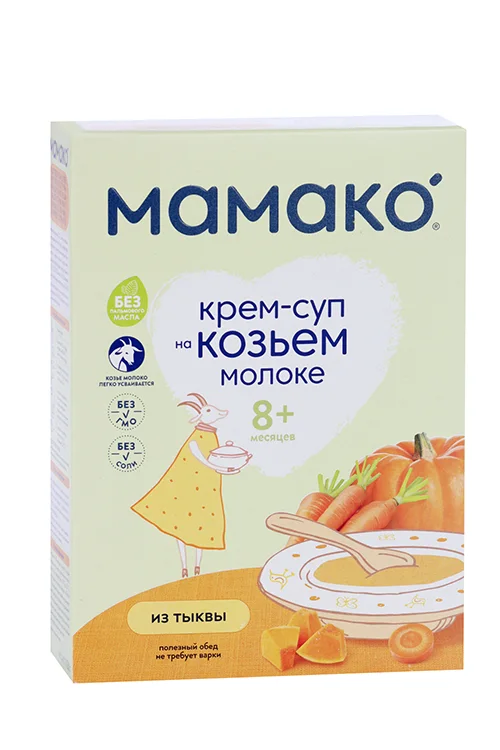 Крем-суп Мамако из тыквы на козьем молоке 150 гр