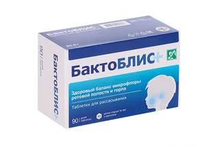 Бактоблис плюс 90 шт таблетки для рассасывания